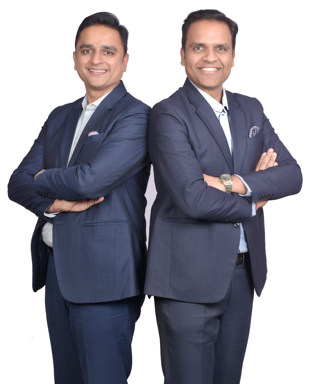 Ankit Goyal on the left and Ashish Goyal on the right, founders of AAMOD Group