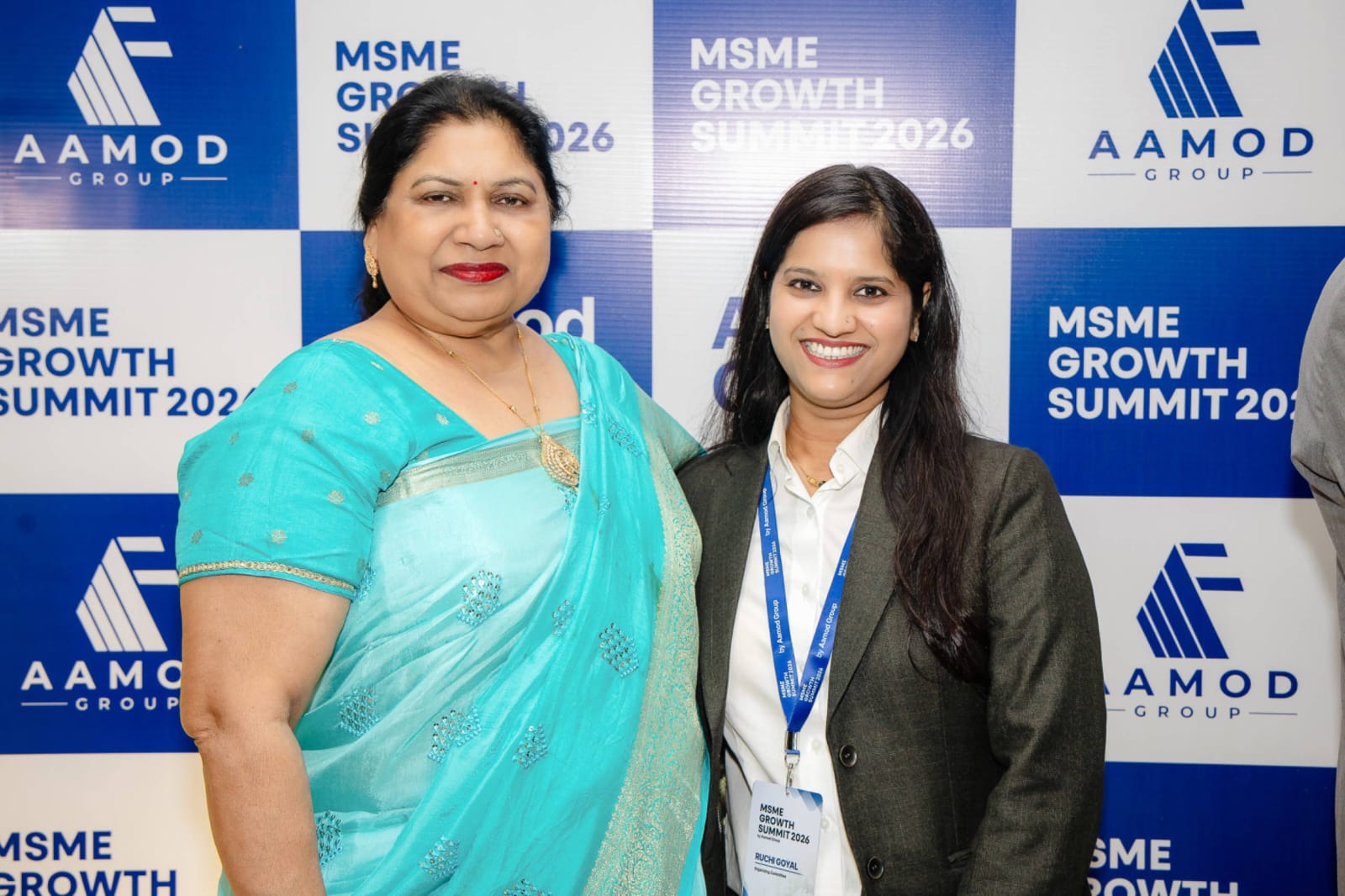 Guests at the MSME Growth Summit 2026 photo wall