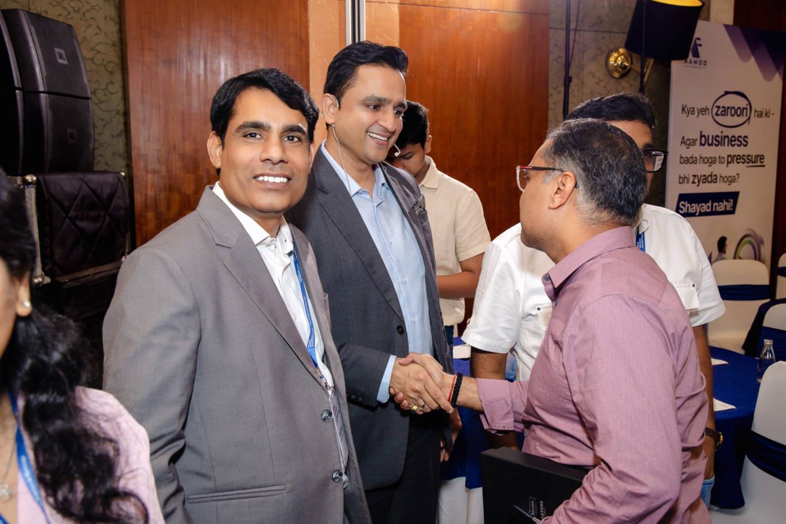 AAMOD Group host meeting an industrial promoter at the Growth Summit
